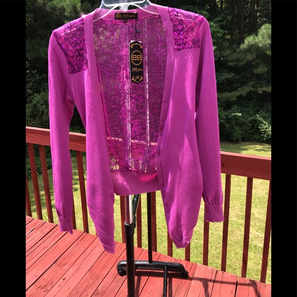 BB Jeans Fushia Top With Long Sleeves - Picture 1 of 4